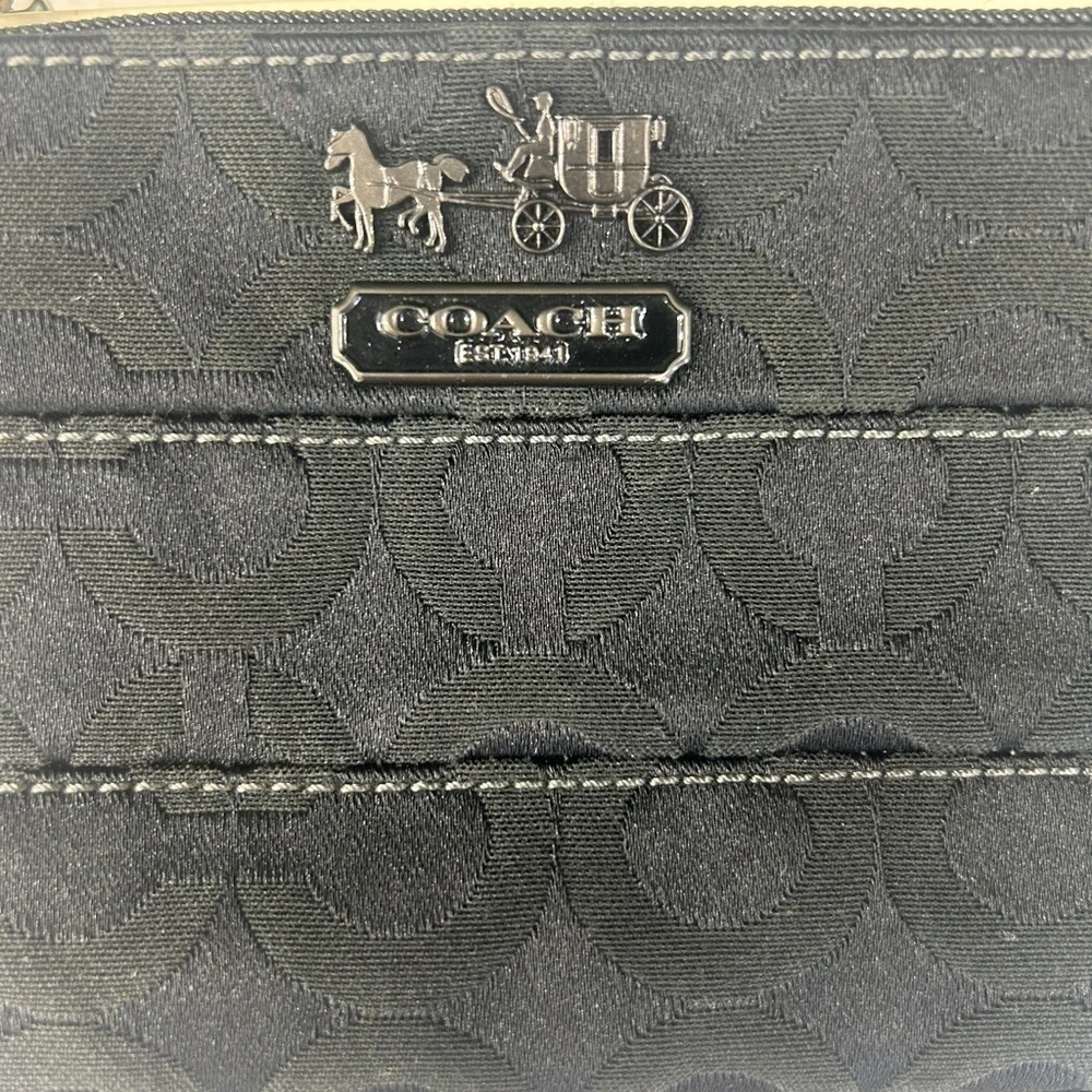 Coach Black Wristlet